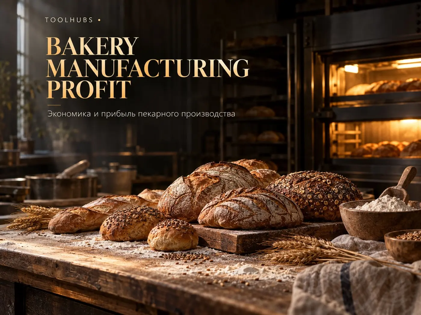 Bakery Manufacturing Profit — пекарня: выход, маржа, касса
