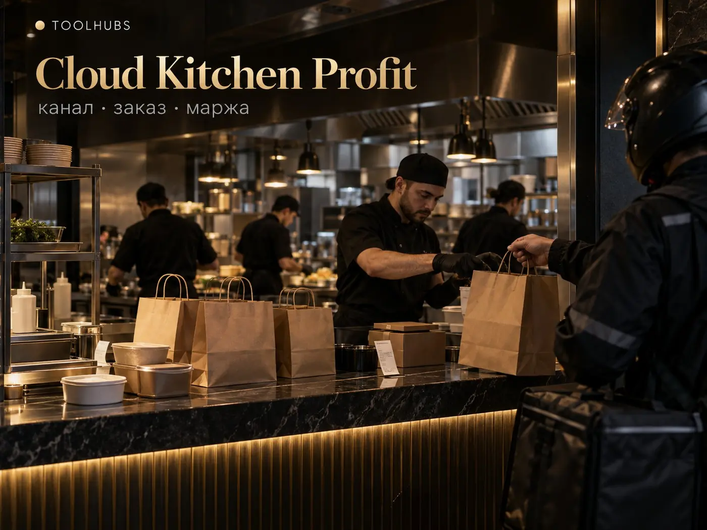 Cloud Kitchen Profit — каналы, заказ, маржа кухни
