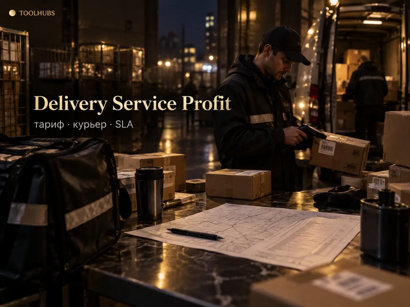 Delivery Service Profit — тариф, курьеры, SLA