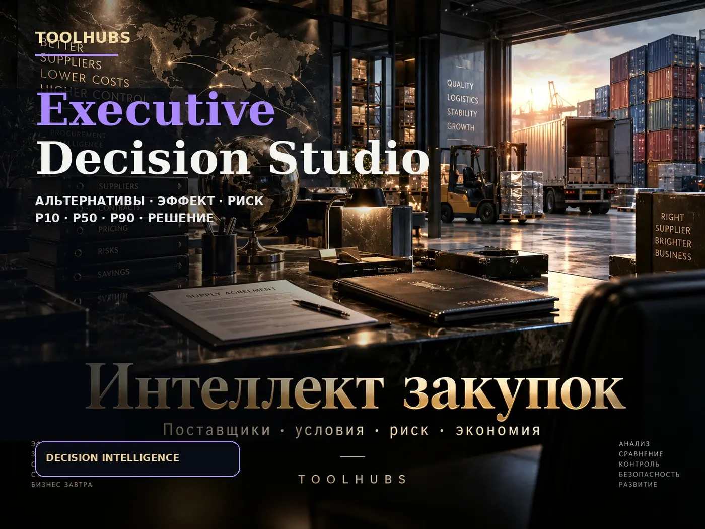 Executive Decision Studio — держать, резать, инвестировать