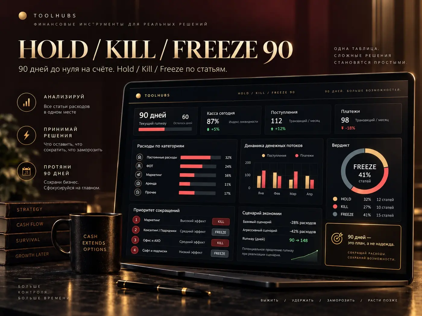 Hold / Kill / Freeze 90 — что резать сегодня