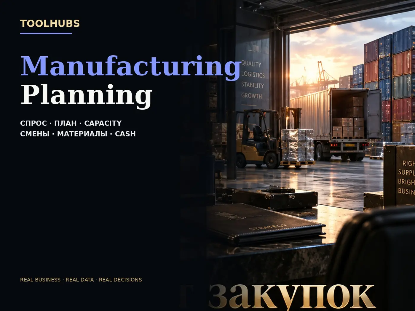 Manufacturing Planning — Планирование производства — MPEI-V901