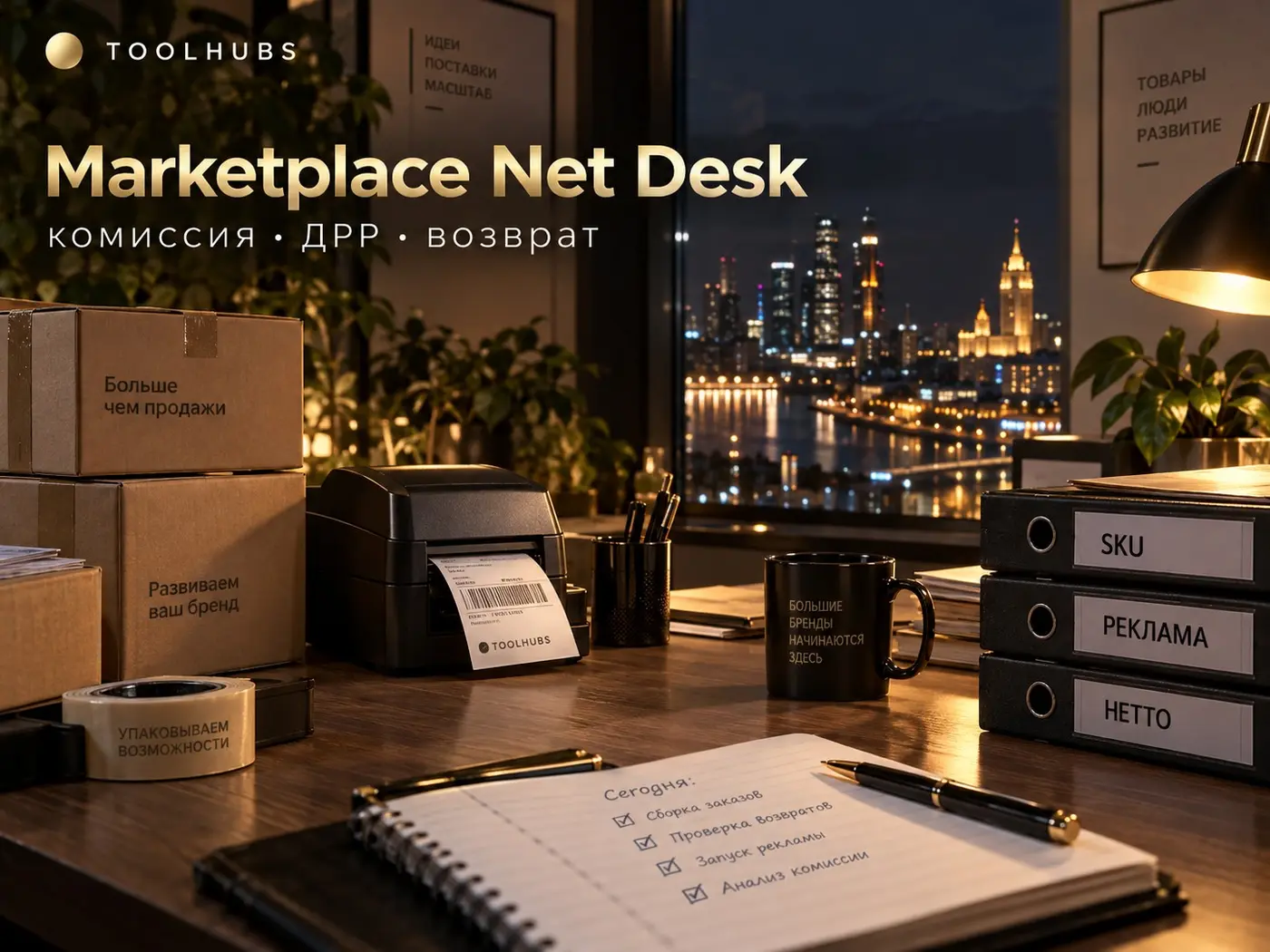 Marketplace Net Desk — комиссия, реклама, возврат