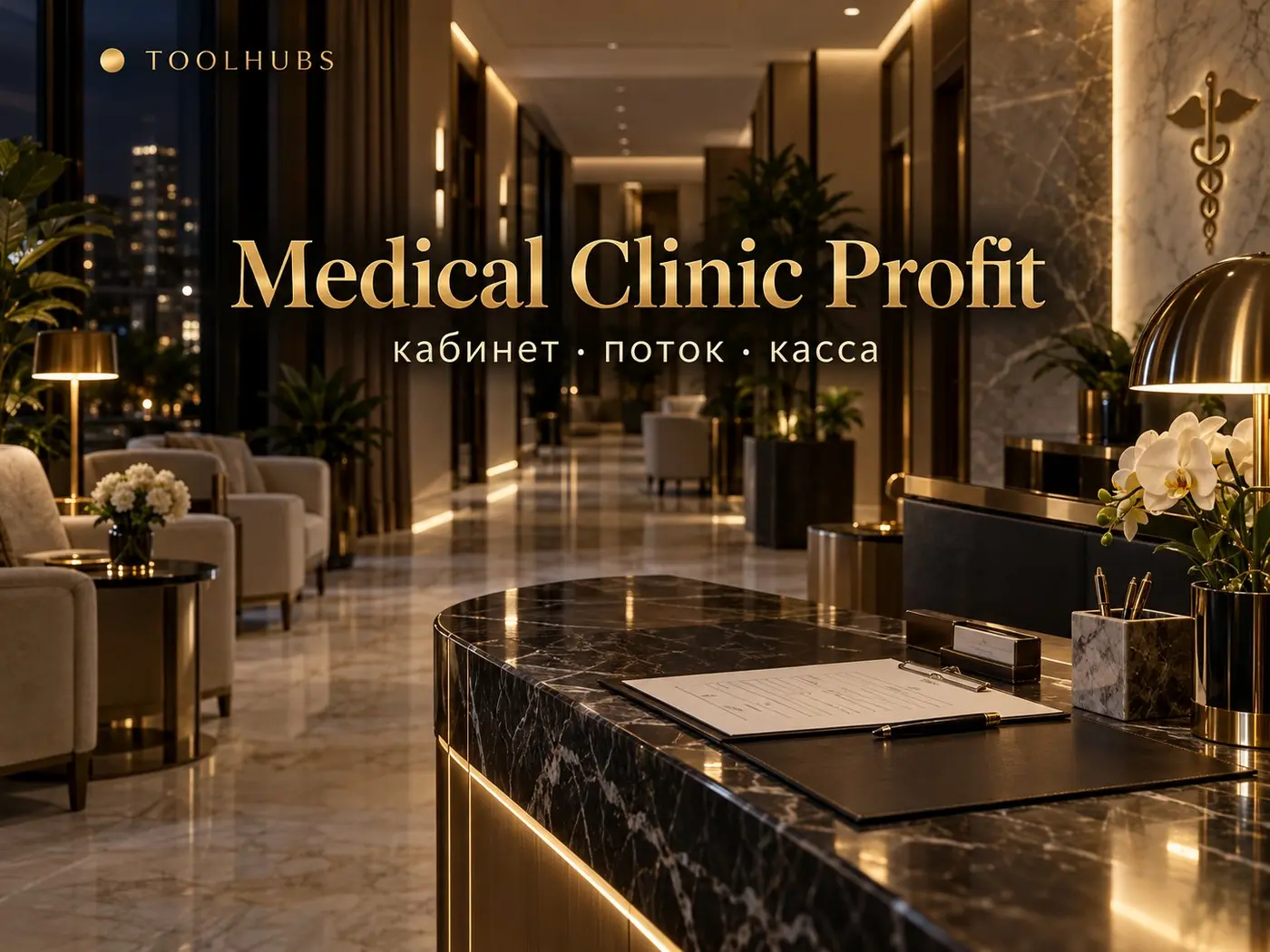 Medical Clinic Profit — поток, врачи, касса клиники