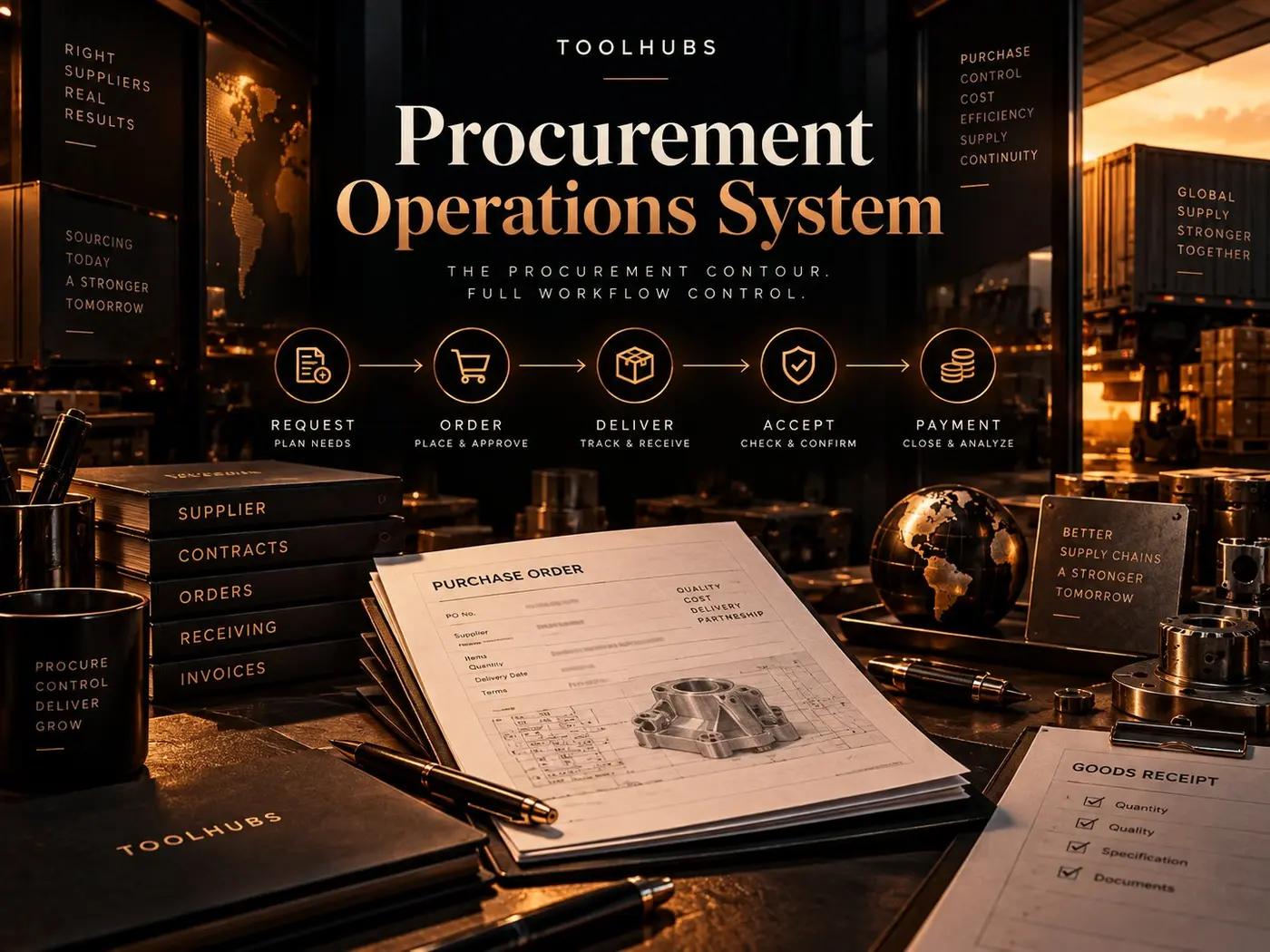 Procurement Operations — заявка → заказ → оплата
