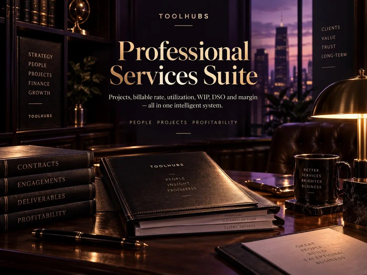 Professional Services — billable, WIP, scope creep