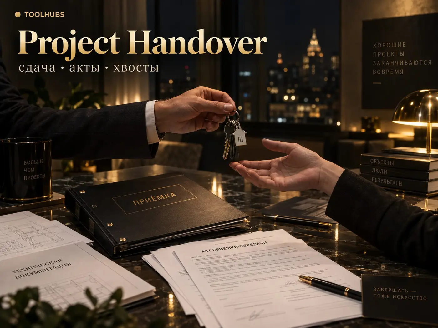 Project Handover — сдача, акты, хвосты
