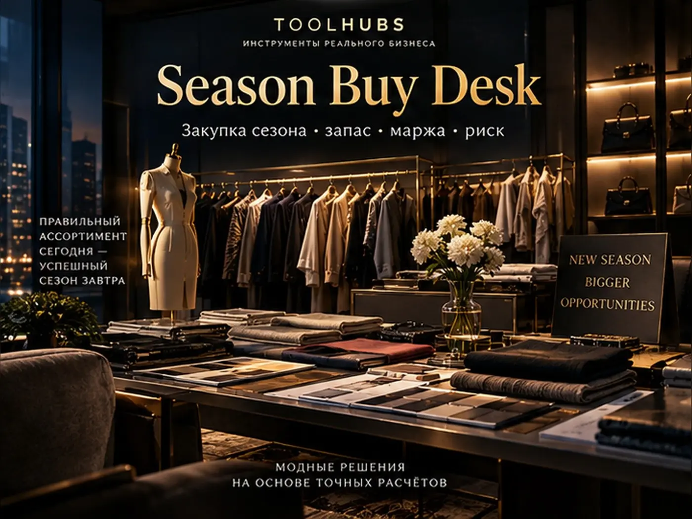 Season Buy Desk — закупка сезона и яма кассы
