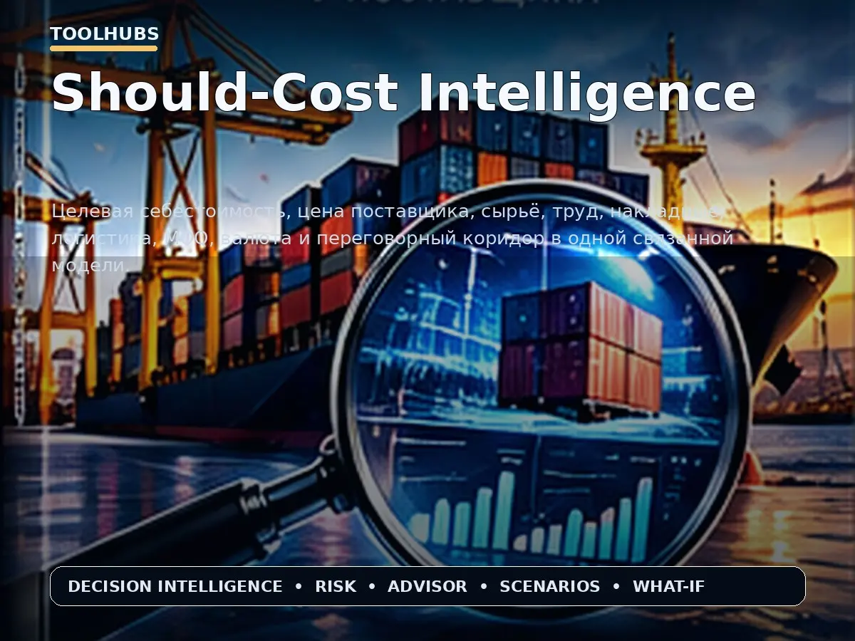 Should-Cost — сколько должно стоить у поставщика