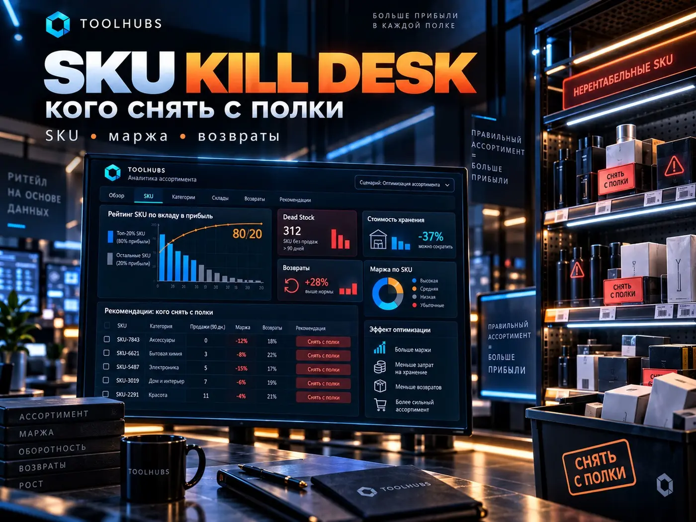 SKU Kill Desk — кого снять с полки
