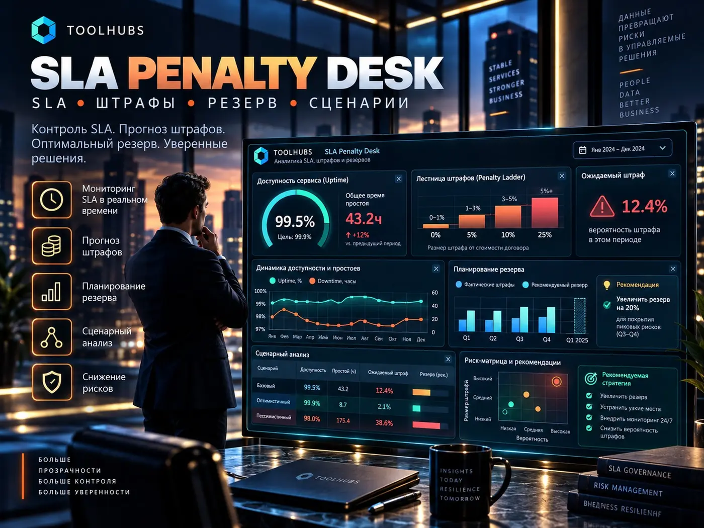 SLA Penalty — штраф vs резерв