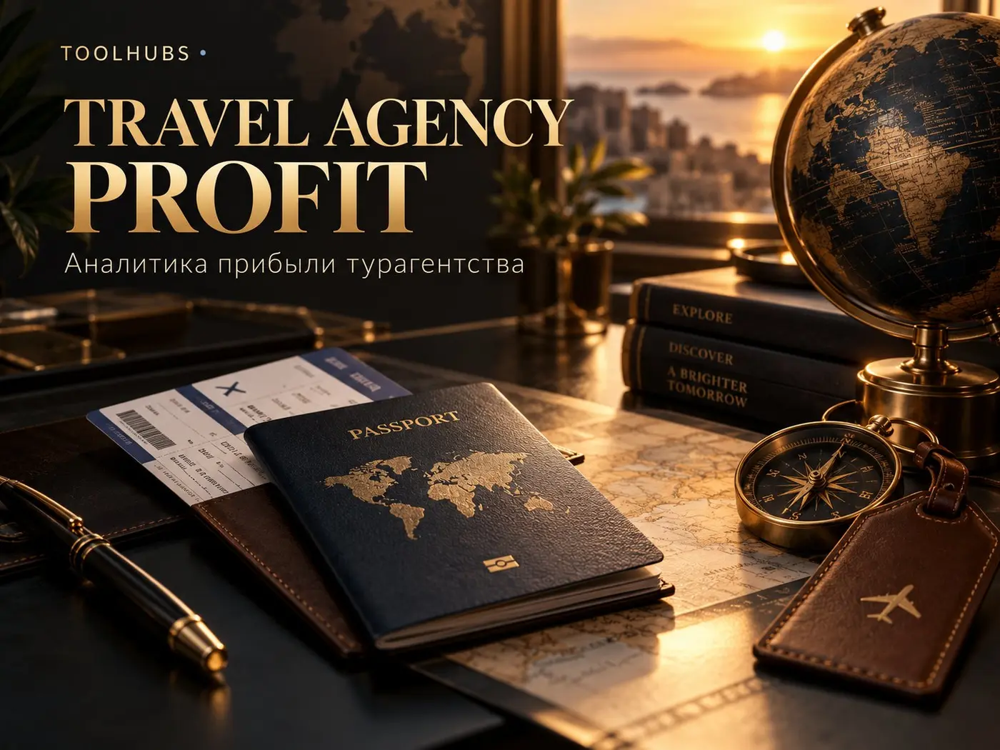 Travel Agency Profit — турагентство: канал, комиссия, касса